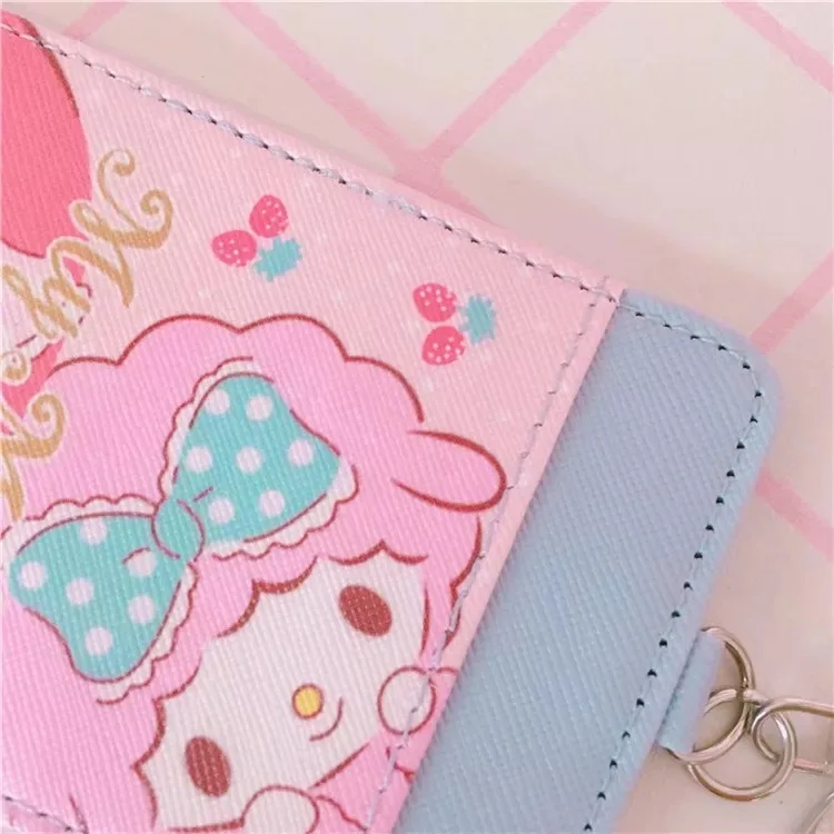 Kawaii мультипликационный Kitty Twin Stars Bus Card SetsStudents многофункциональный держатель для