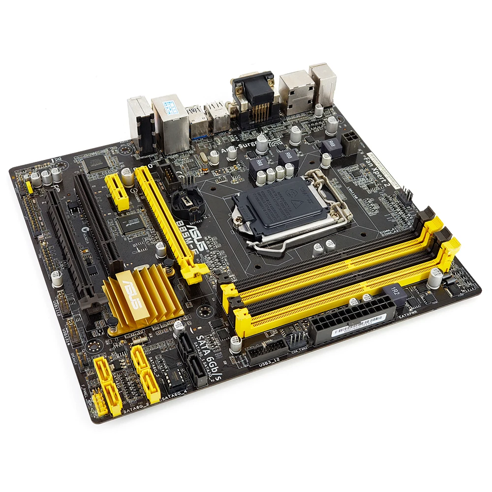 Asus B85M-E настольная материнская плата B85 LGA 1150 для Core i7 i5 i3 DDR3 32G SATA3 USB3.0 DVI HDMI Micro-ATX оригинальная б/у материнская плата