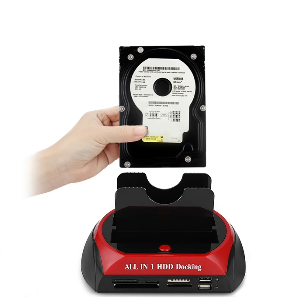 ВСЕ В ОДНОМ HDD док станция с устройство для чтения карт памяти слот корпус 2 5/3 5