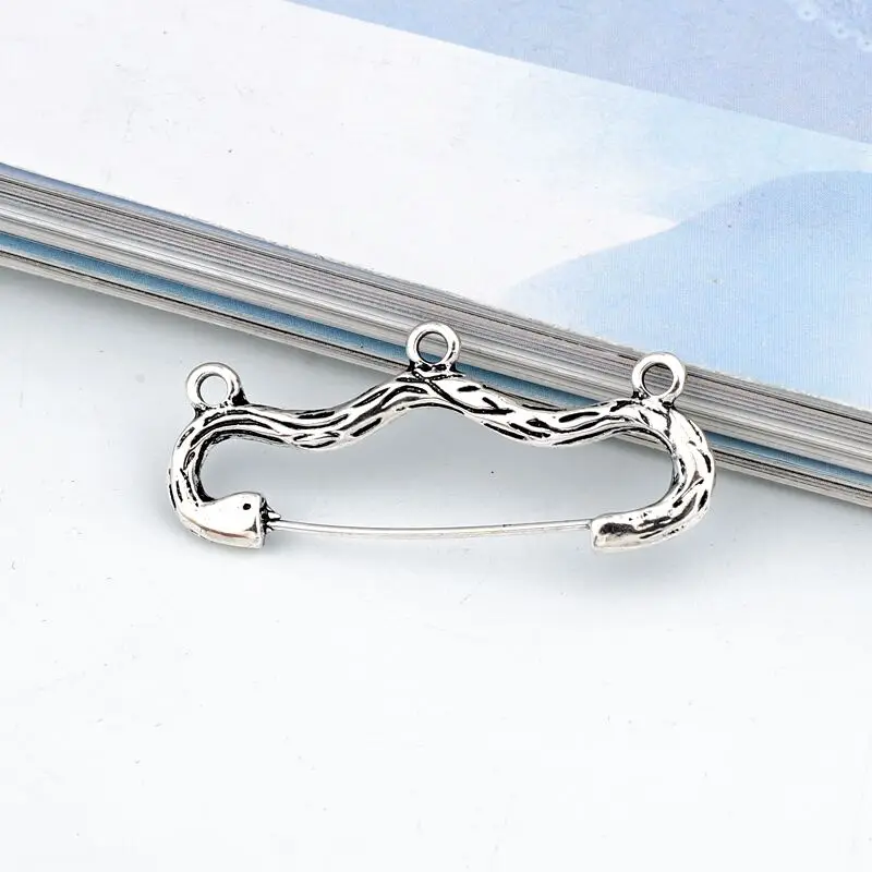 3 шт. новинка три броши с отверстиями основа фурнитура для самостоятельного