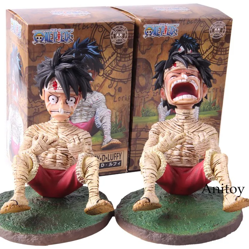 Один кусок обезьяны D. Luffy плачет Ver. ПВХ луффи одна деталь фигурка героя Коллекционная модель игрушки