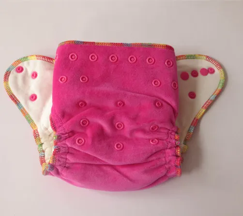 Высококачественный двухрядный подгузник из натурального бамбука и велюра 2015