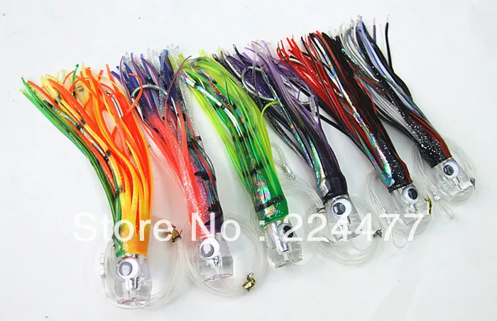 Бесплатная доставка 6 5 дюйма приманка-осьминог искусственная смола головка с