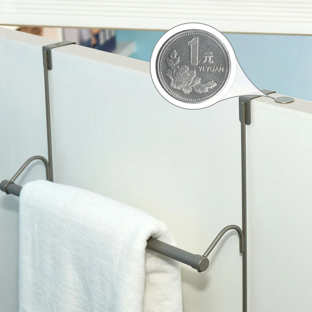 

Kitchen bathroom wall hanging wrought iron towel rack storage rack bedroom door behind nail hook wx8061443