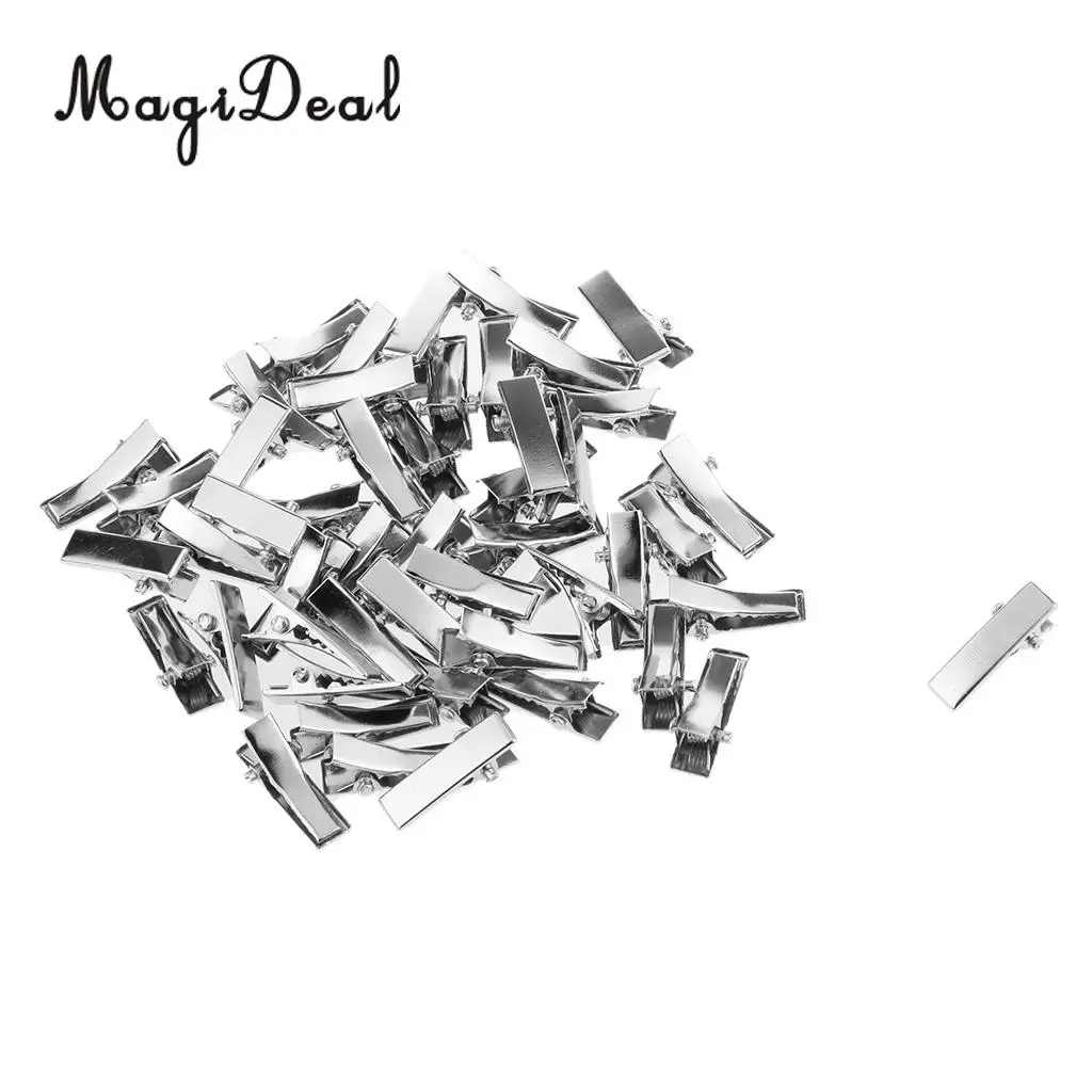 MagiDeal 50 шт./лот мини заколка из сплава для кукол Сделай Сам изготовление головной