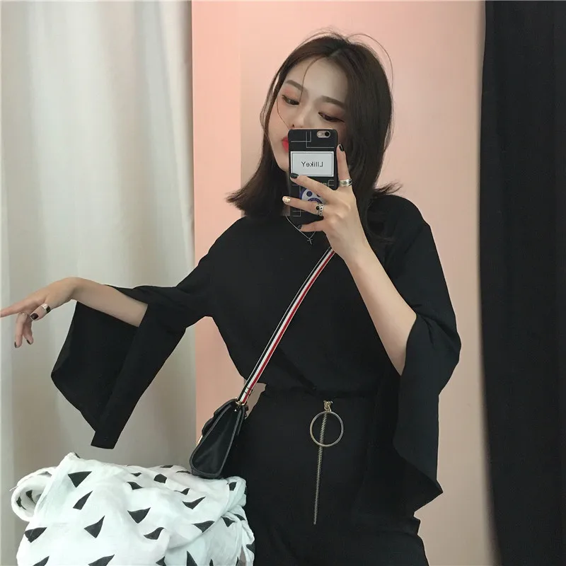 Mihoshop Ulzzang Корейская женская модная одежда летняя повседневная в стиле преппи
