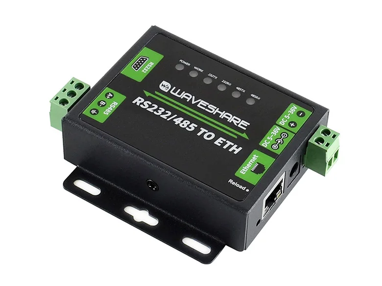 Промышленный преобразователь RS232/RS485 для Ethernet двойные последовательные порты