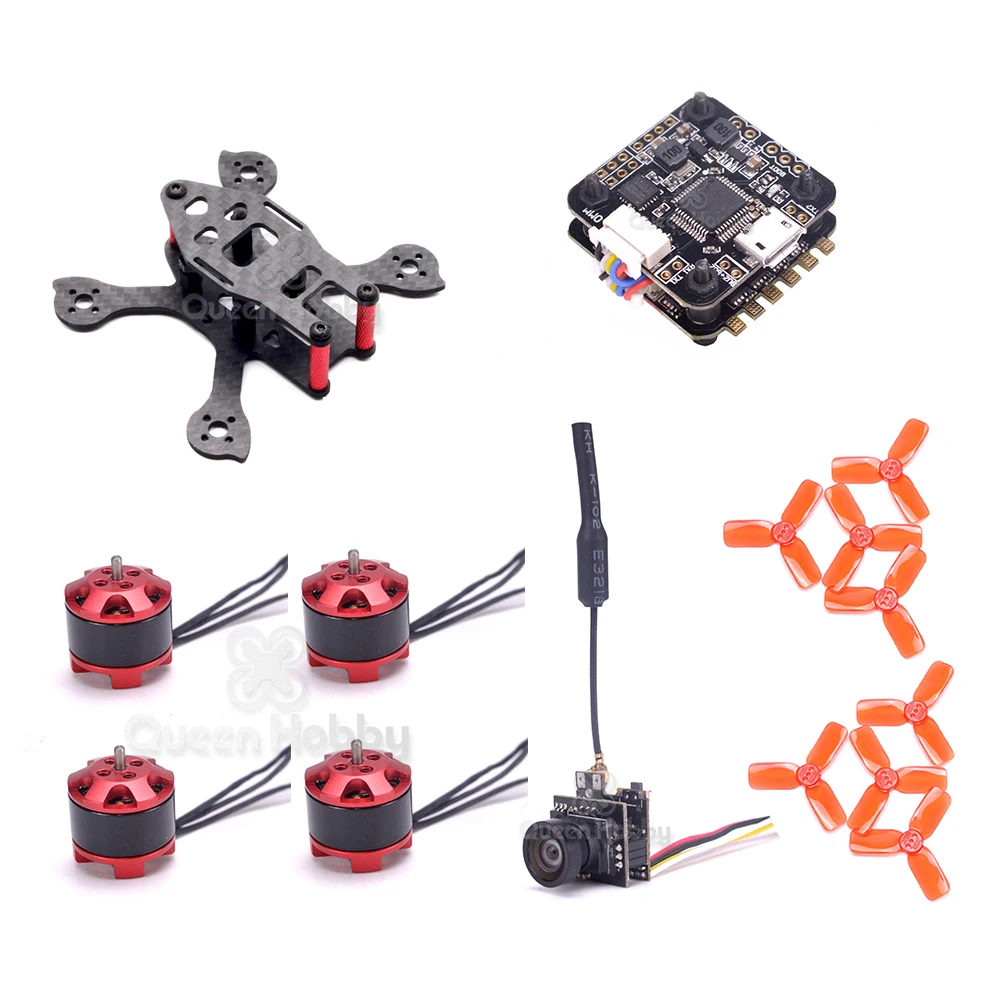 Микро FPV Гоночная рама Tiny iX2 90 мм микро мини F3/F4 Integrated OSD 4 в 1 ESC 1104 7500KV мотор VTX 25 МВт