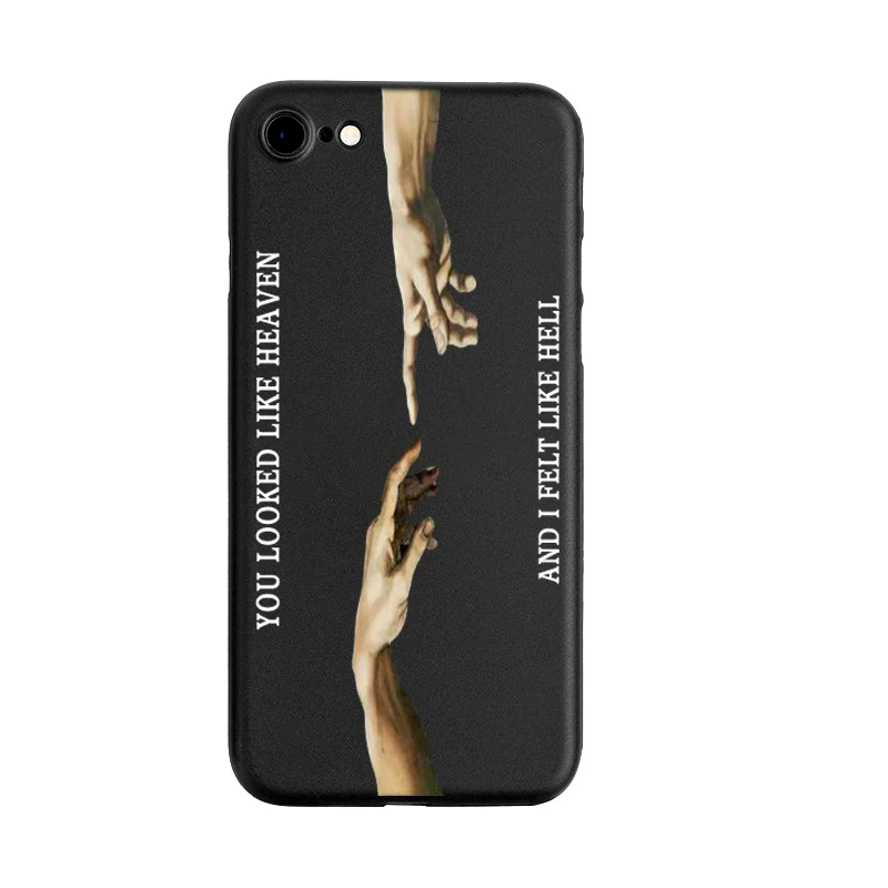TPU Вы были как небеса, и я ощущал себя как адский чехол для телефона iPhone 5S 6 6s 7 8 Plus X XR XS максимальный чехол Aktuell горячий ангел чехол - Цвет: TPU