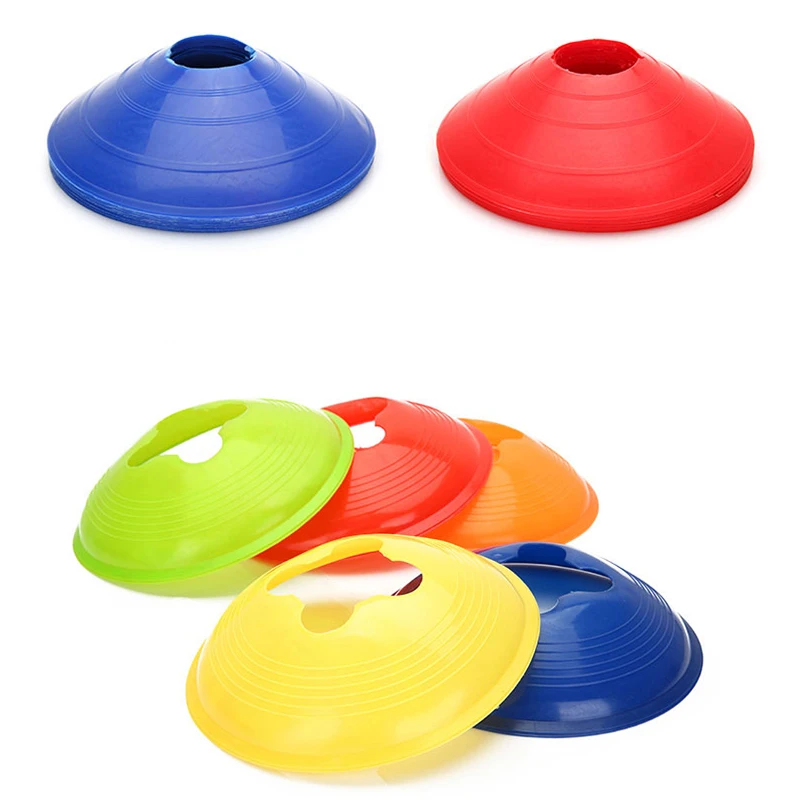 JUNRUI 10 pcs/more Football Training Cones Eco-friendly PP Material Barrier Signs Thickened Sign plate | Спорт и развлечения
