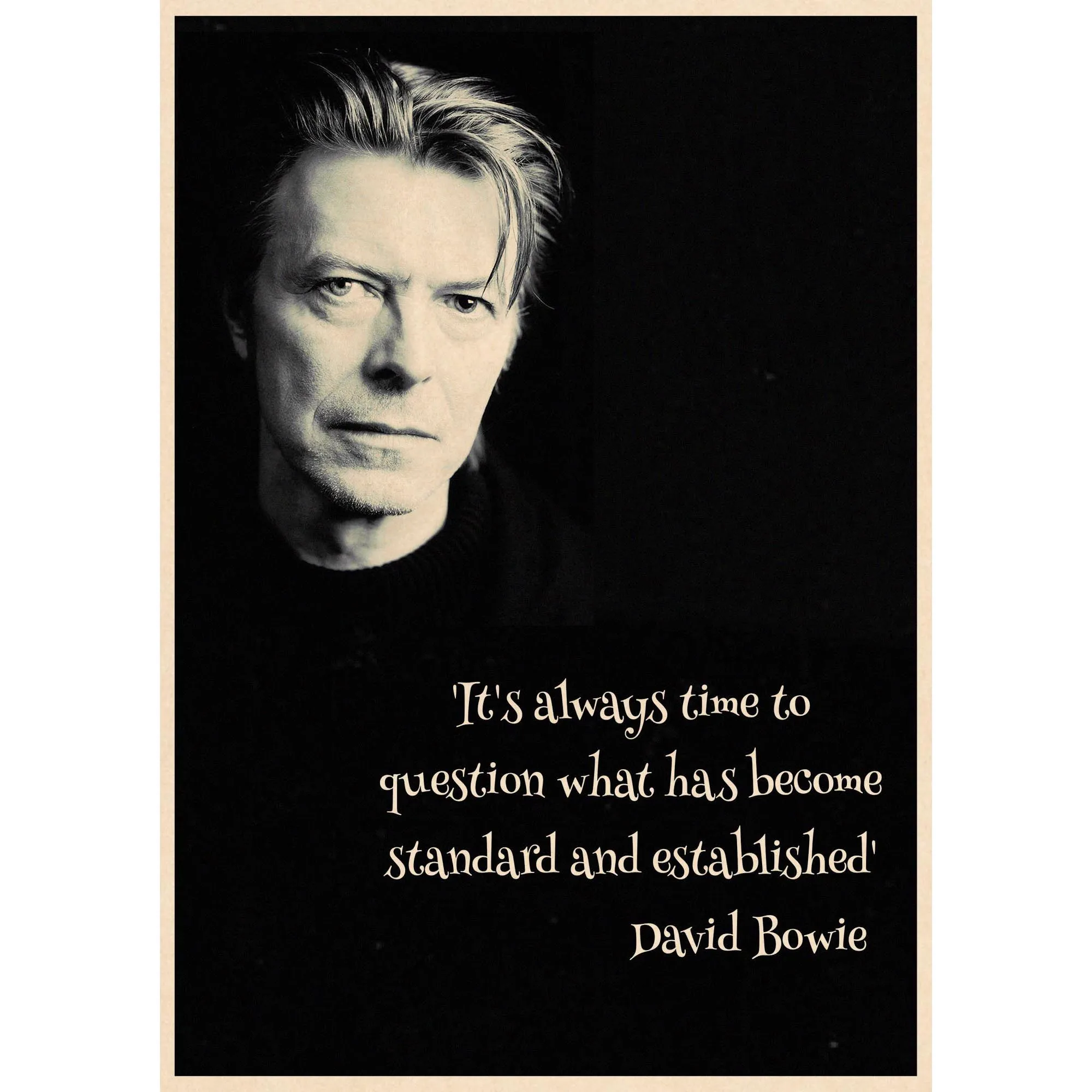 Декоративное украшение для дома david bowie плакат из крафт фильма наклейки на стену с