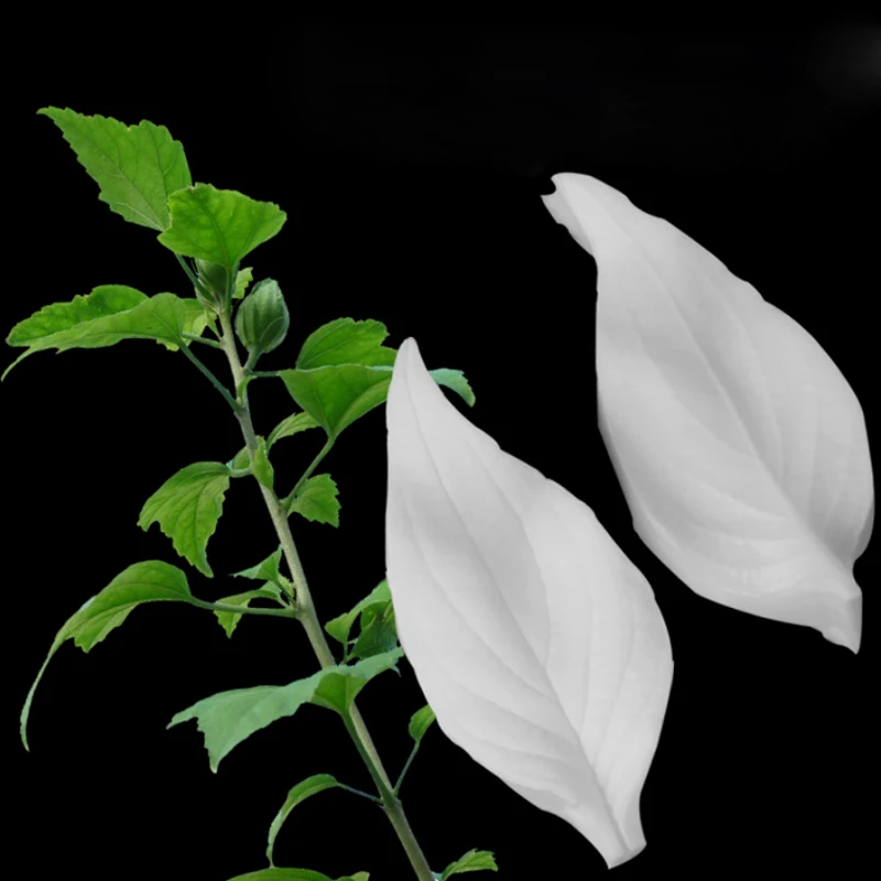 Гибискус лист силиконовая форма помадка формы украшения торта инструменты для