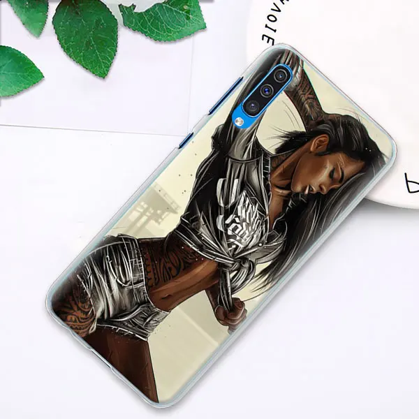 Чехлы для телефона с сексуальным рукавом и татуировкой для Samsung Galaxy A30 A50 A70 A80 A6 A8+ A7 A9 M10 M30 PC жесткий чехол - Цвет: 14