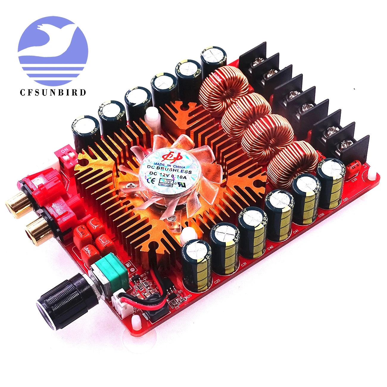 CFsunbird TDA7498E 2X160W моно цифровой усилитель плата стерео BTL320W высокой мощности|power