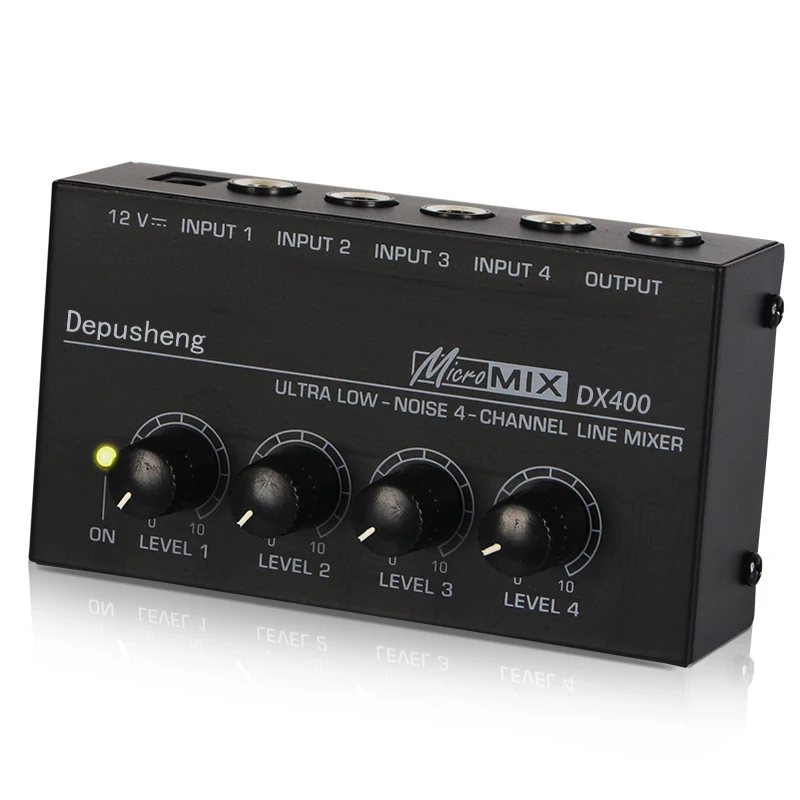 Depusheng 4-канальный линейный миксер DX400 | Электроника