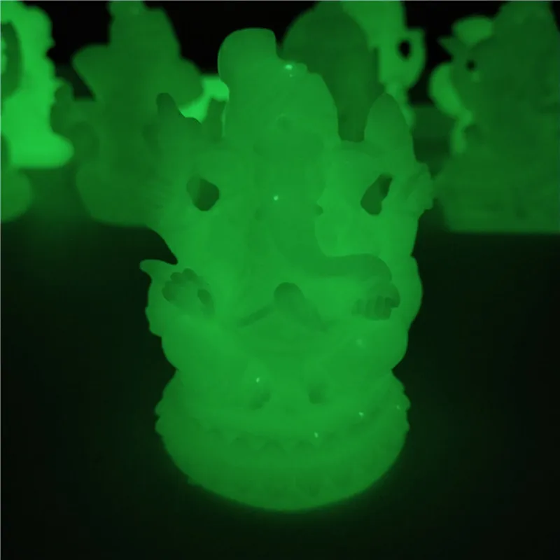 Светящийся искусственный Нефритовый камень статуя Ганеши Будды украшения