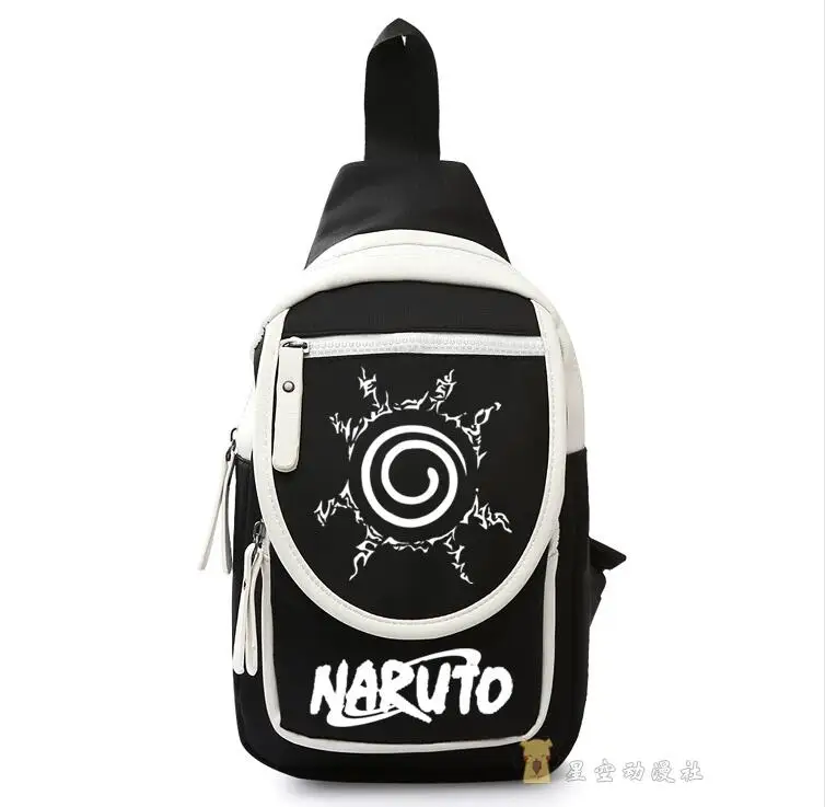 Японская мультяшная Наруто сумка на одно плечо Наклонная Сумка на плечо Uzumaki NARUTO Uchiha Sasuke нагрудная сумка
