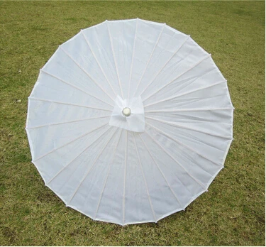 Бесплатная доставка китайский цветной тканевый зонтик белый розовый