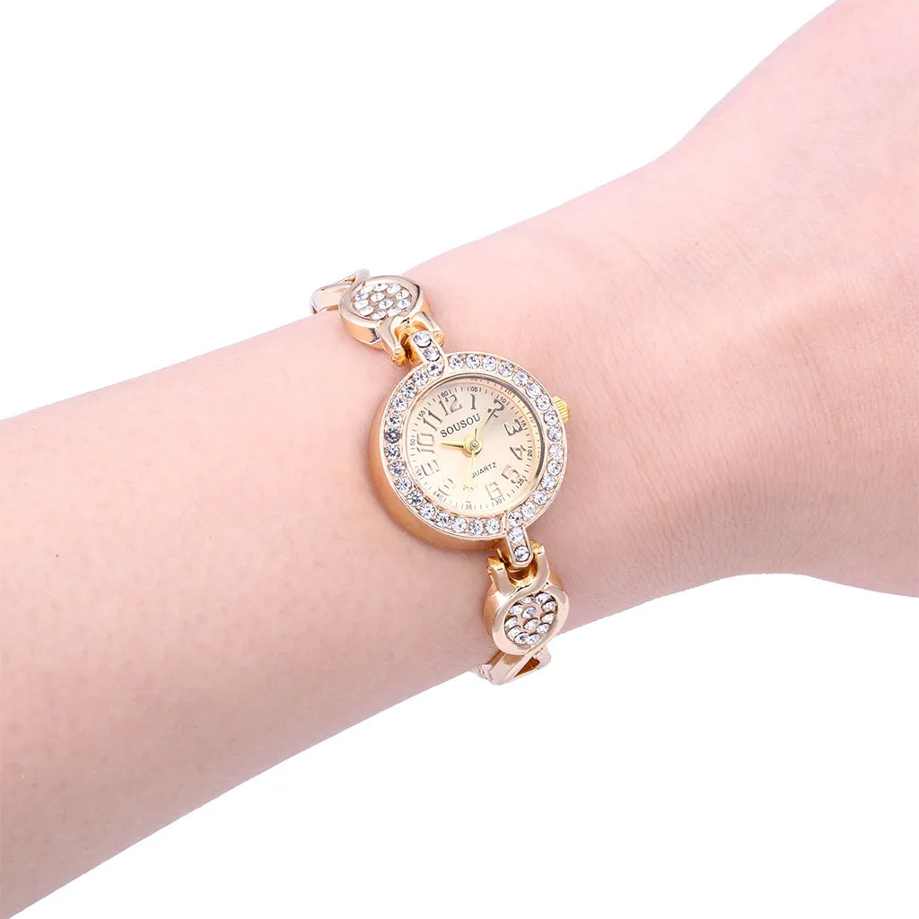 ЖЕНСКИЕ НАРЯДНЫЕ часы люксовый бренд женские кварцевые цепочка из нержавеющей