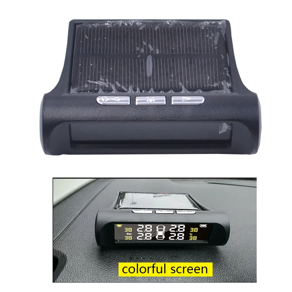 Автомобильный датчик давления в шинах TPMS система сигнализации на солнечной