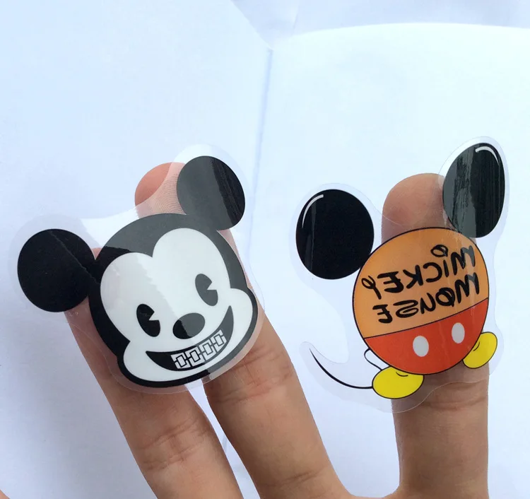 5 листов/партия Микки Пользовательские 3d кухонные наклейки новогодние на окно