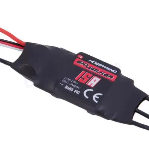 15A ESC Hobbywing SKYWALKER ESC 2-6s 15A/20A/40A/50A/60A/80A встроенный bec UBEC бесколлекторный р/у Вертолет Самолет Квадрокоптер - Цвет: 15A ESC
