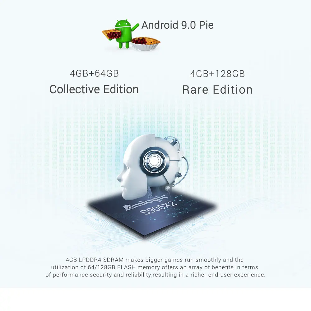 KM3 A tv Google Сертифицированный Android 9 0 Smart Box голосовой пульт дистанционного