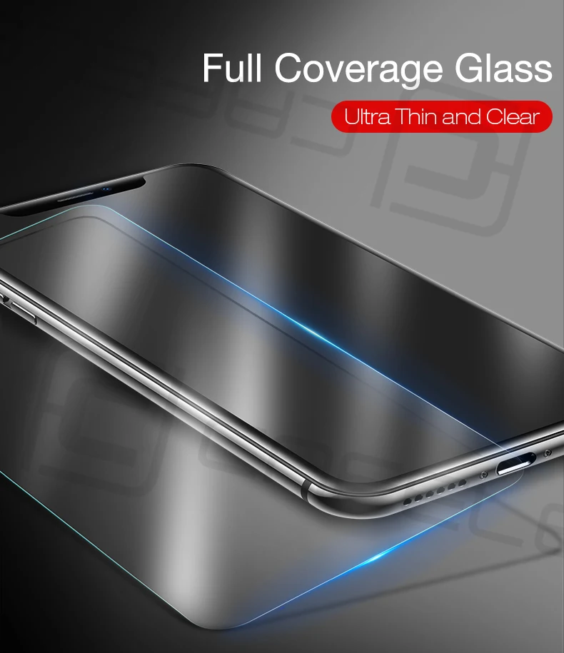 Cafele Закаленное стекло протектор экрана для iPhone XR 6," /XS 5,8"/XS Plus 6," 9H твердость HD