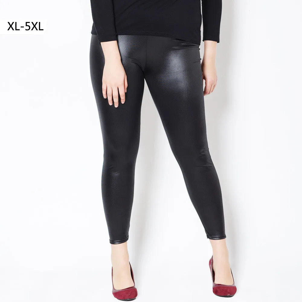 Женские весенние леггинсы с высокой талией большие размеры 45 120 кг из