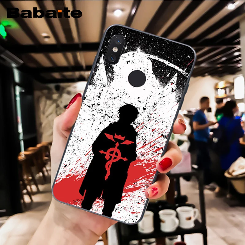 Babaite Стальной алхимик братство чехол для телефона аниме для Xiaomi MiA1 A2 lite F1 Redmi8 4X 5Plus S2 Note7 8Pro 5A 6A