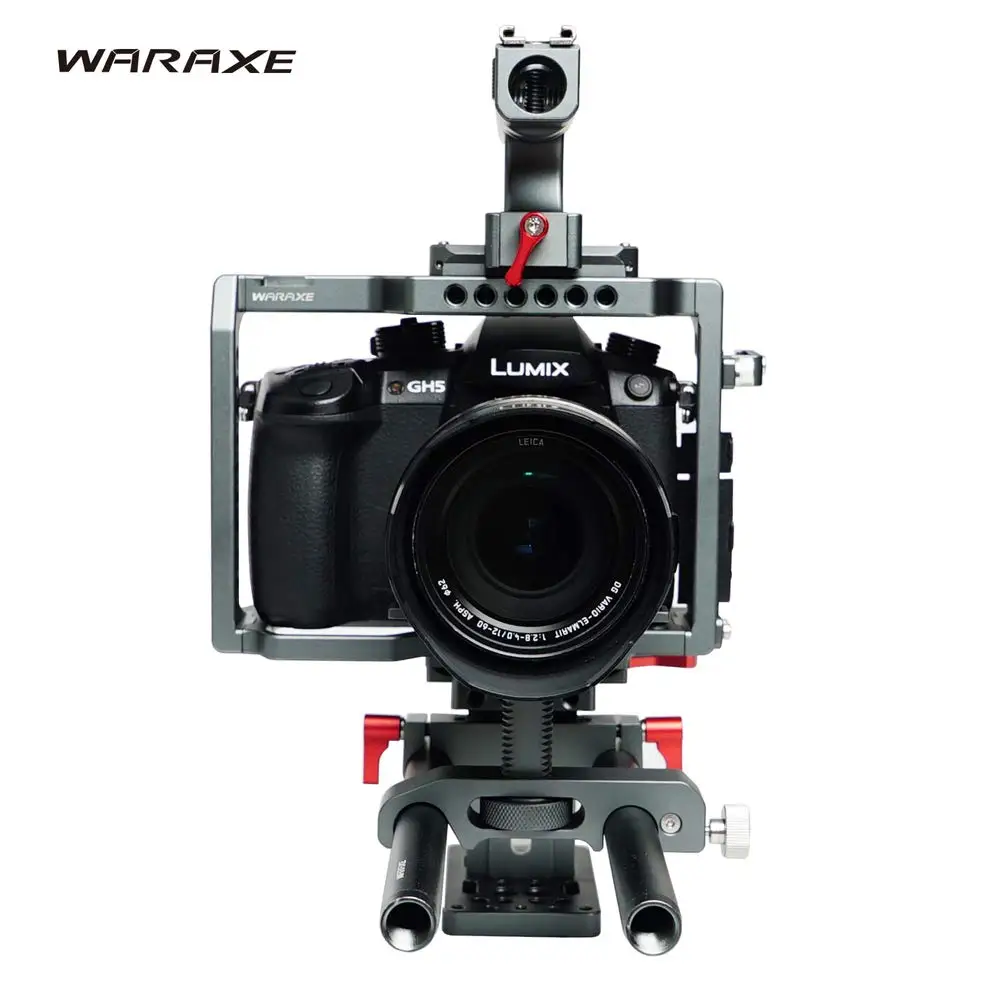 Комплект для видеокамеры WARAXE GH4 GH4S GH5 GH5S встроенная пластина QR Panasonic Lumix подходит