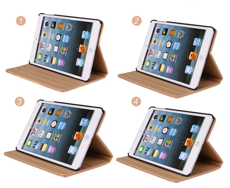 Мода для Ipad Mini 1/2/3 ромбовидный узор флип кожаный чехол покрытие блестящие простая