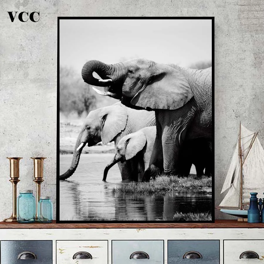 Плакаты и принты в скандинавском стиле Настенная картина с африканскими