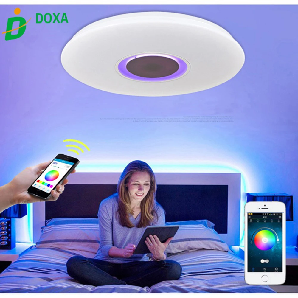 Горячая продажа 36W приложение RGB управление Музыка Светодиодный потолочный