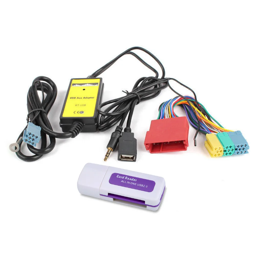 Новинка 2017 года автомобиль CD MP3 USB Интерфейс адаптер Вход AUX IN для A2 A4 A6 S6 A8 TT S4 S8 с