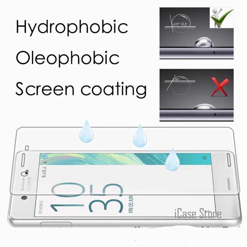 Твердость 9H закаленное стекло для sony Xperia E5 защита экрана Взрывозащищенная пленка