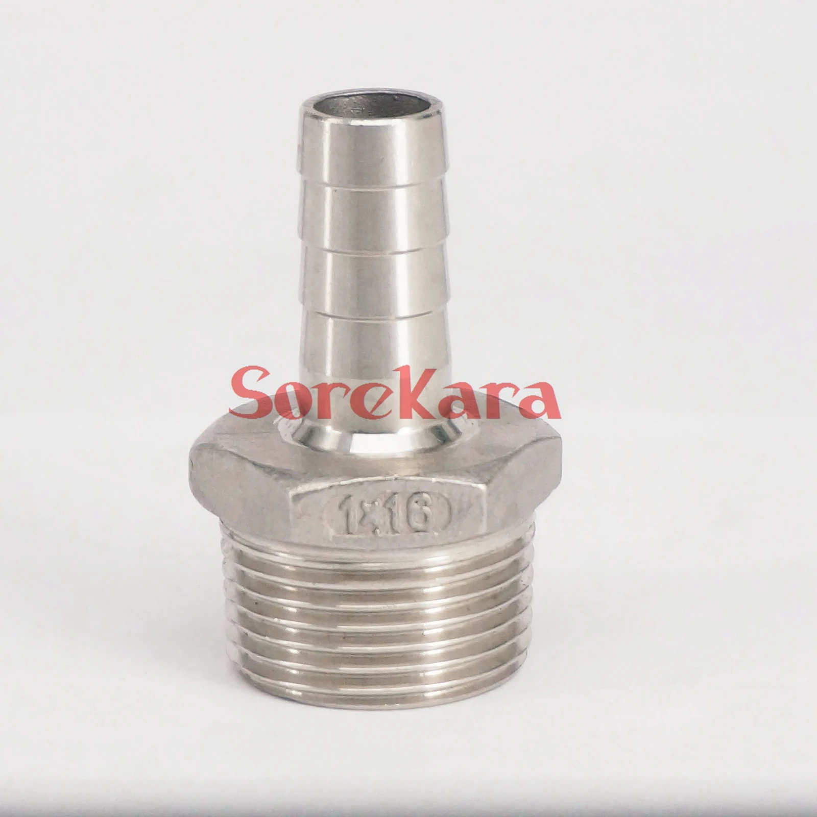 

Шланг Барб I/D 15 мм x 1 "BSP Мужская резьба 304 нержавеющая стальной соединитель Splicer соединитель фитинг для топливной газовой воды