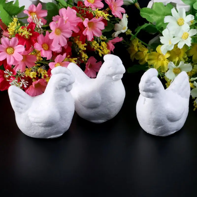 Пенополистирол пенополистирол куриное моделирование для DIY пасхальные рождественские подарки вечерние принадлежности украшения MAR-14