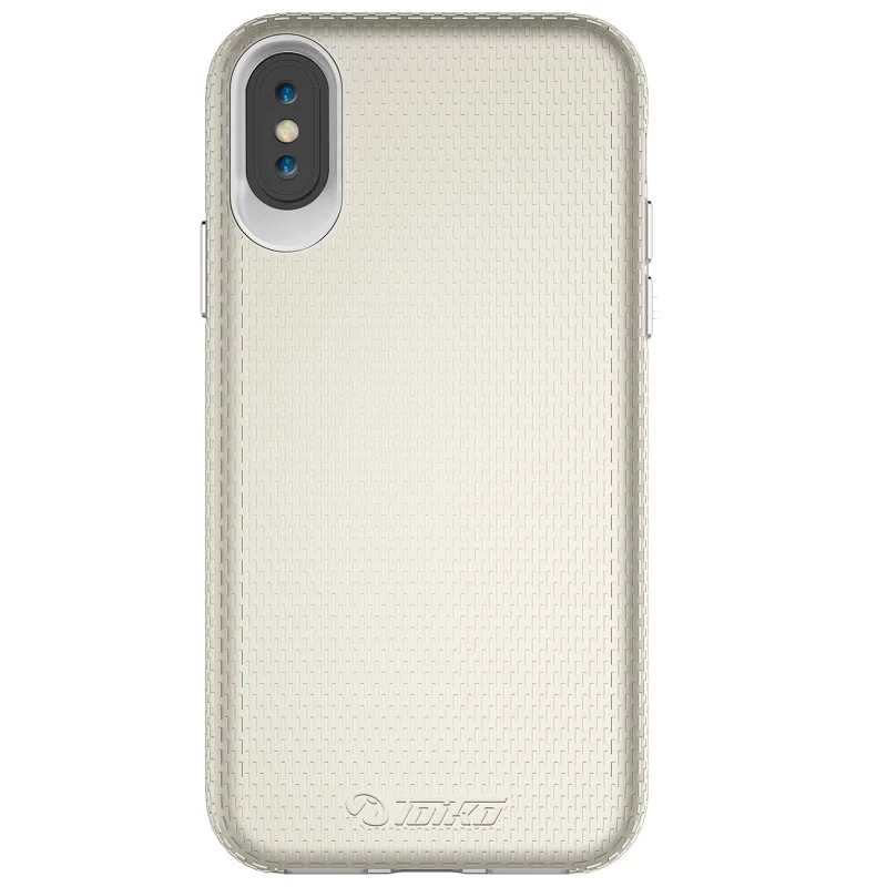 Gold and Transparent Toyko X Guard 2 в 1 гибридные Чехлы для iPhone X XS MAX XR военный класс защита от падения Жесткий ПК Мягкий ТПУ противоударный задний Чехол - Цвет: Gold and Transparent