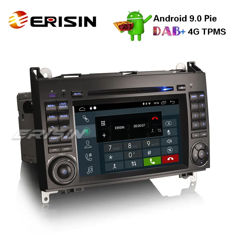 Erisin ES2972B 7 &quotAndroid 9 0 DAB + автомобильный стерео для Mercedes A/B Class Sprinter Vito Viano gps SatNav CD |