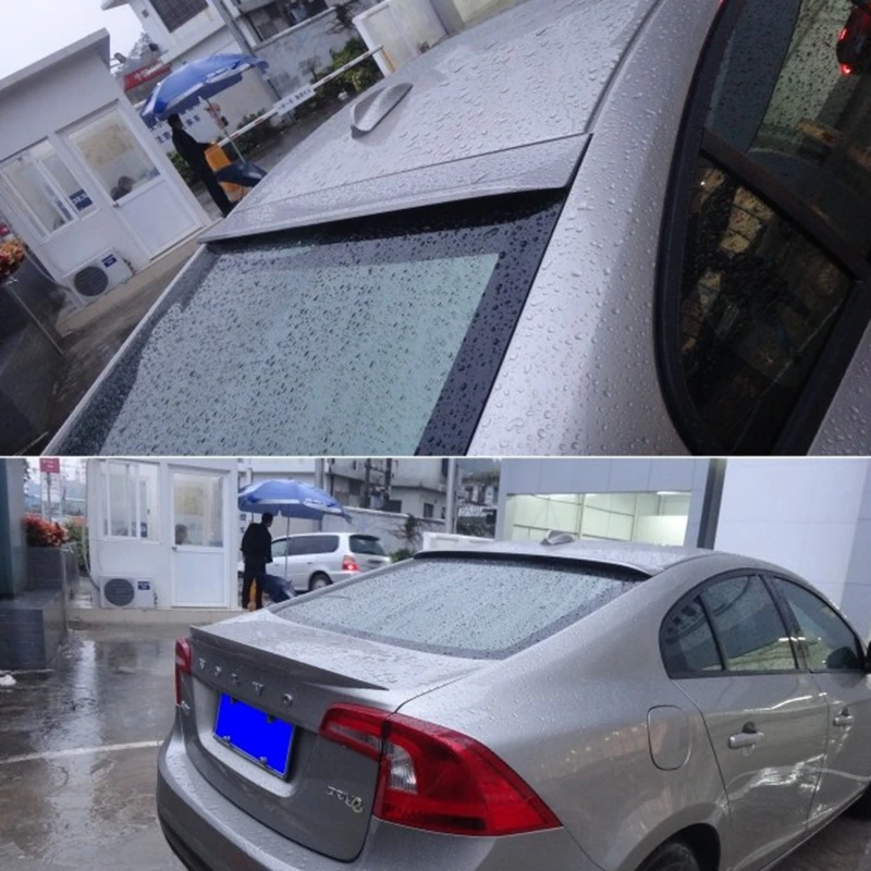 Высококачественный спойлер для volvo s60 2011 до 2017 крыла заднего багажника с помощью