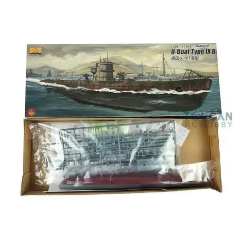 MiniHobby 80914 1/200 Немецкий U Boat Тип IX B модель подводной лодки Kit с двигателем|Наборы для
