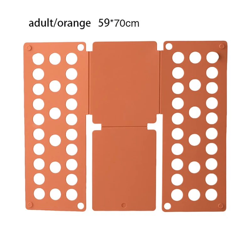 AdultOrange Для взрослых и детей, Волшебная Одежда, папка, футболки, джемперы, органайзер, легко и быстро для детей, чтобы сложить одежду, одежда, прищепки, складная доска - Цвет: AdultOrange
