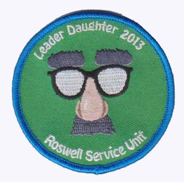 Roswell Service Unit вышитая нашивка вышитые бирки Персонализированная саржа с границей