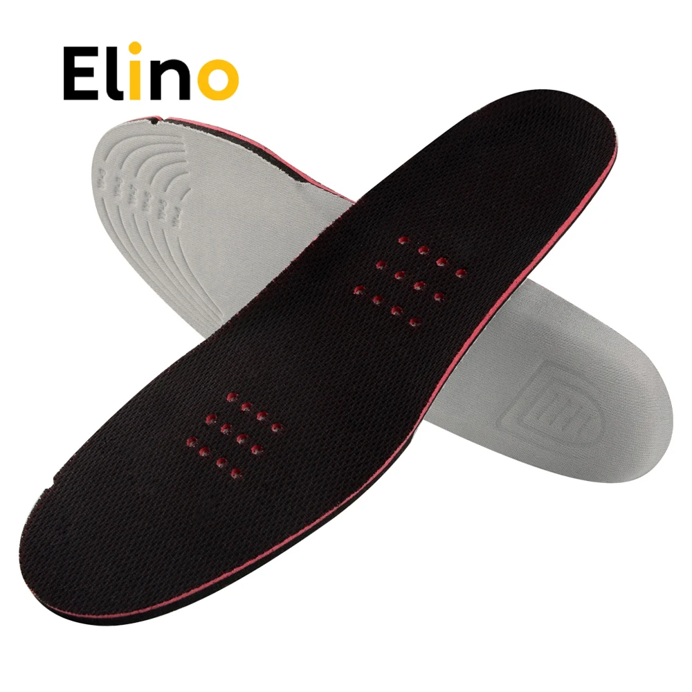 

Elino Bamboo Charcoal Deodorant Insoles for Men Women Sweat-absorbent Anti-slip Anti-bacterial Shoe Pads Black Blue shoe Inserts