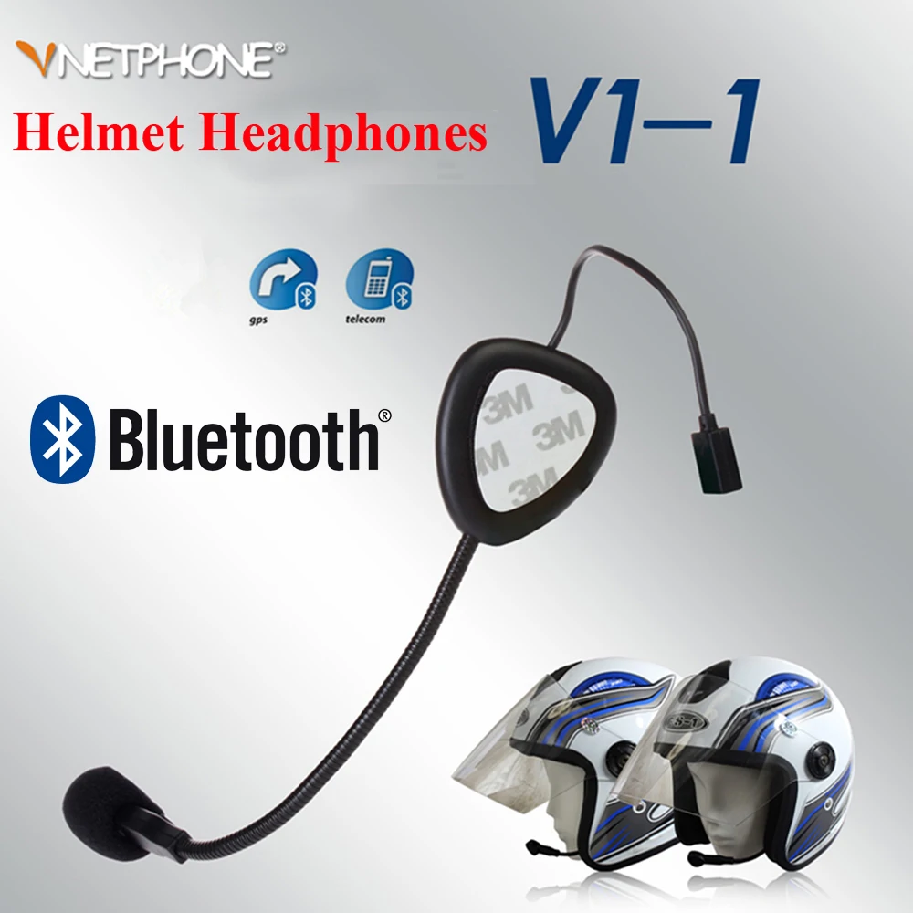 V1-1 шлем наушники гарнитура Bluetooth 2,1 гарнитура мотоциклетный шлем наушники Беспроводные свободные наушники для мобильных телефонов