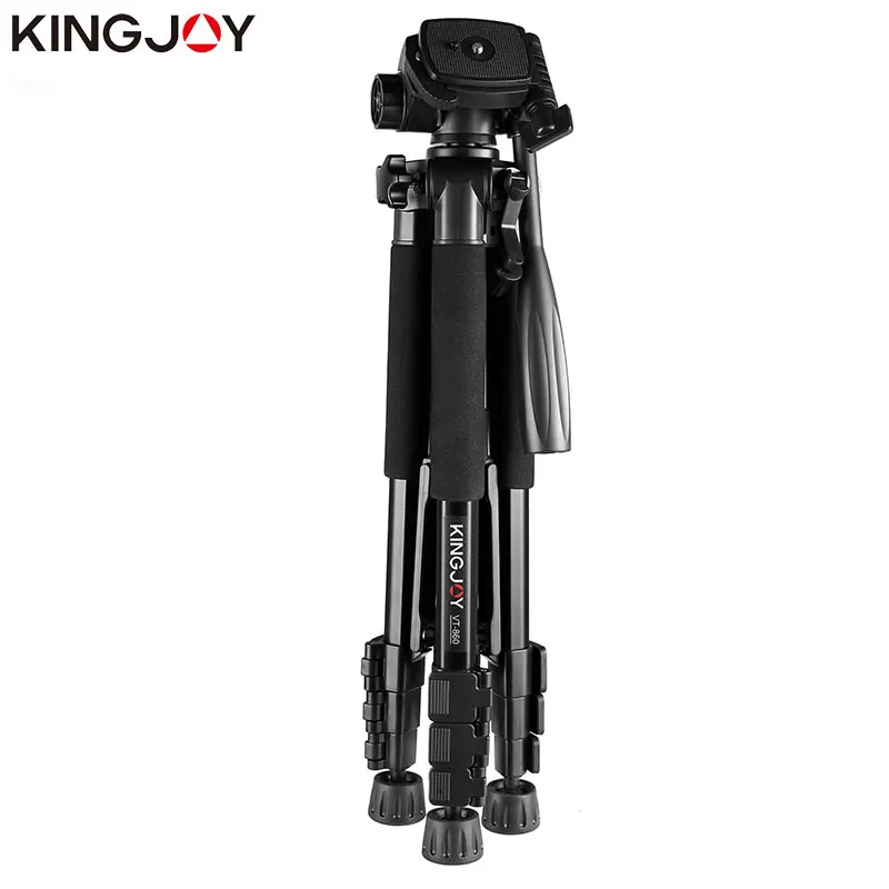 KINGJOY Officia VT 860 Набор для видео штатива подставка камеры Профессиональный