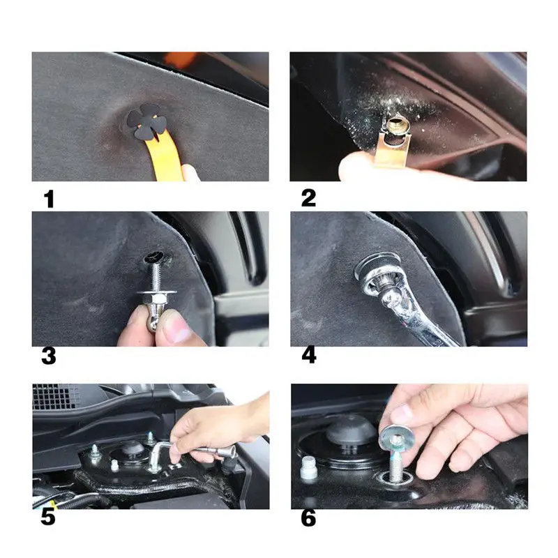 2pcs Car Front Stainless Steel Supporting Rod Hydraulic Hood Jackstay Engine Cover Fit for Honda CRV CR-V 2017 2018 Styling | Автомобили и