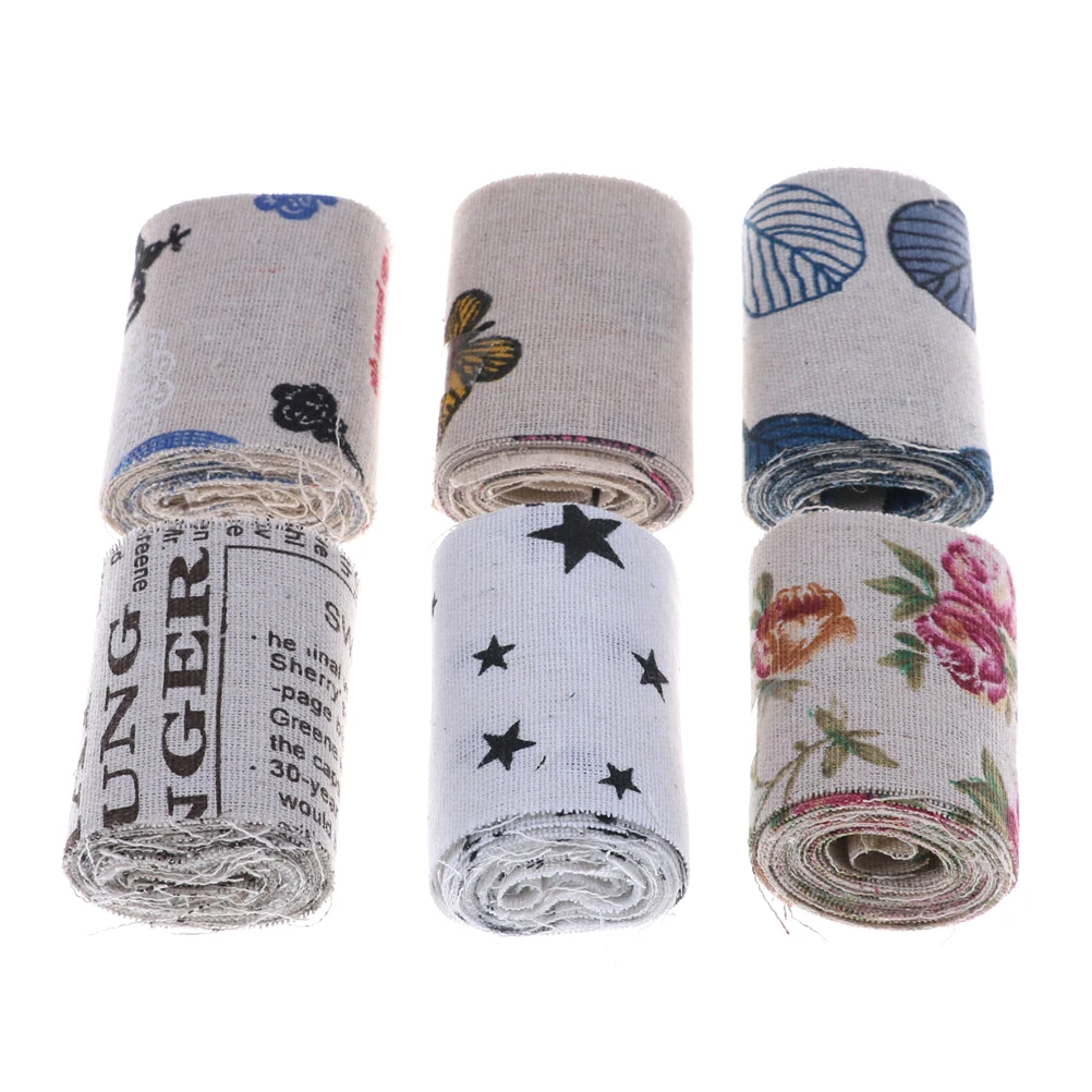Женская винтажная лента с цветочным принтом 6 м|fabric ribbon|ribbon for weddingribbon ribbon |