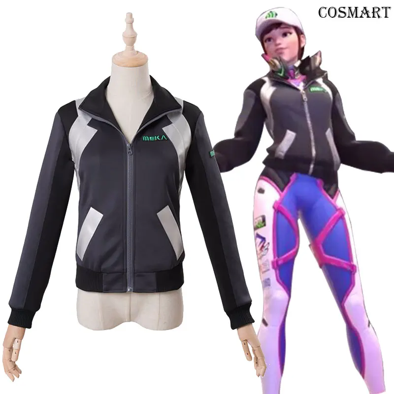 Игровая бейсбольная куртка OW D.VA с изображением стреляющей звезды пальто для